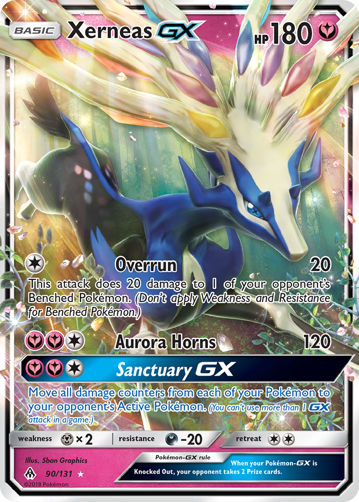 Xerneas GX (90/131) [Sun & Moon: Forbidden Light] | Gamers Paradise