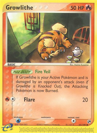 Growlithe (65/100) [EX: Sandstorm] | Gamers Paradise