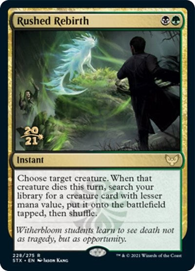 Rushed Rebirth [Strixhaven: School of Mages Prerelease Promos] | Gamers Paradise