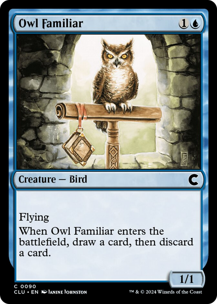 Owl Familiar [Ravnica: Clue Edition] | Gamers Paradise