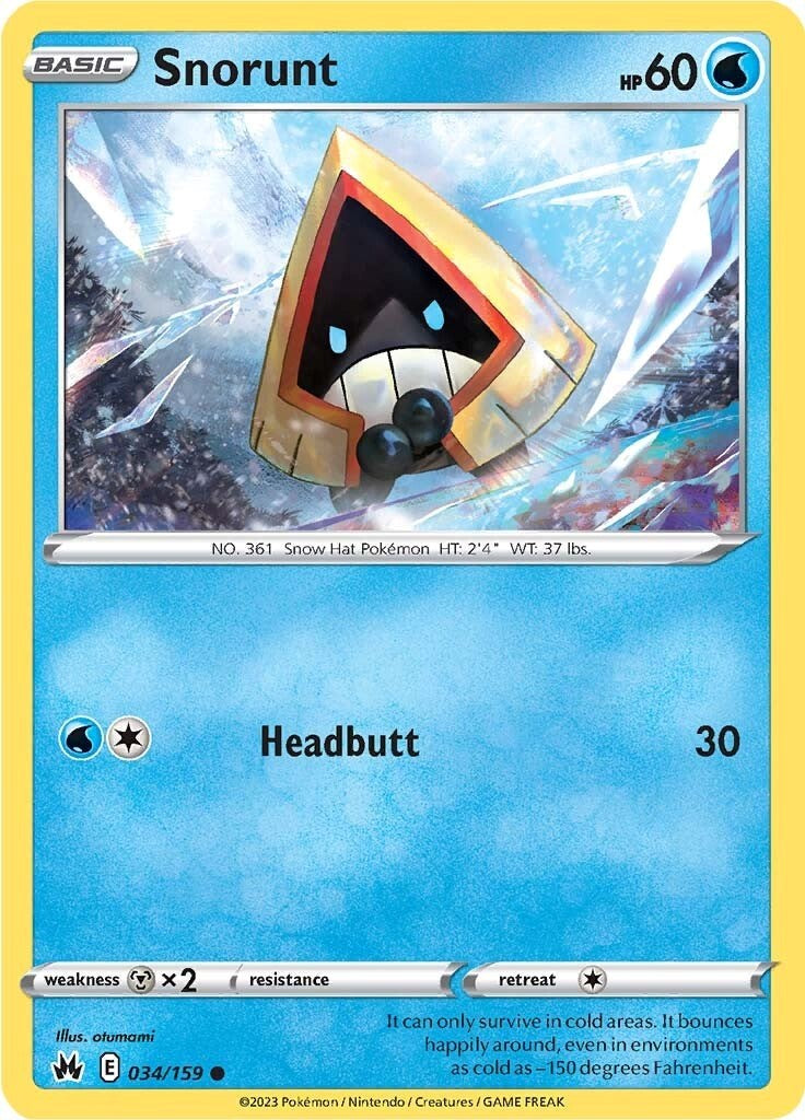 Snorunt (034/159) [Sword & Shield: Crown Zenith] | Gamers Paradise