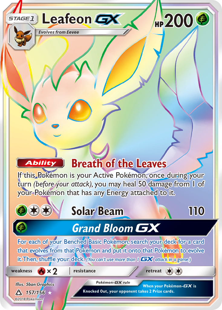 Leafeon GX (157/156) [Sun & Moon: Ultra Prism] | Gamers Paradise