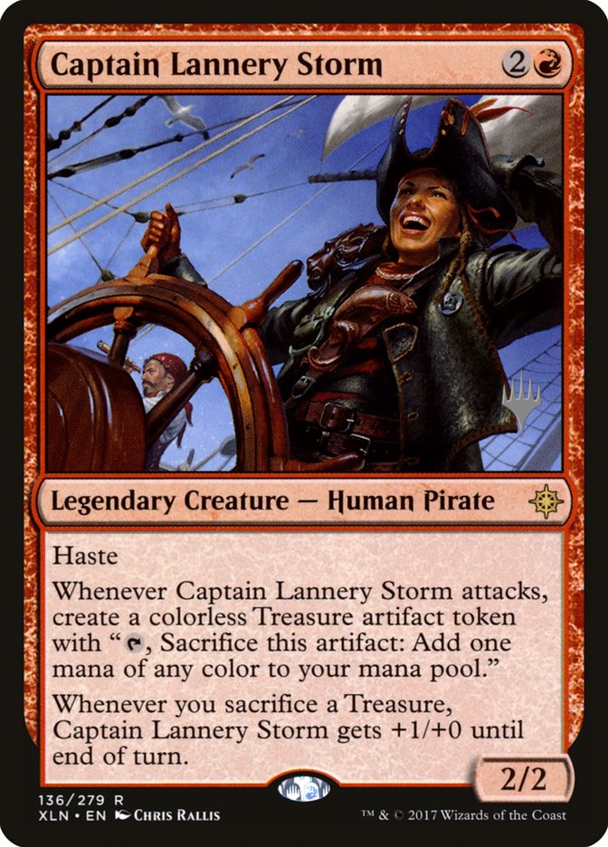 Captain Lannery Storm (Promo Pack) [Ixalan Promos] | Gamers Paradise