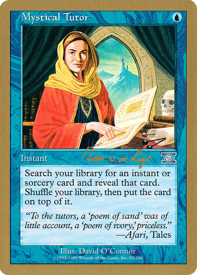 Mystical Tutor (Tom van de Logt) [World Championship Decks 2000] | Gamers Paradise