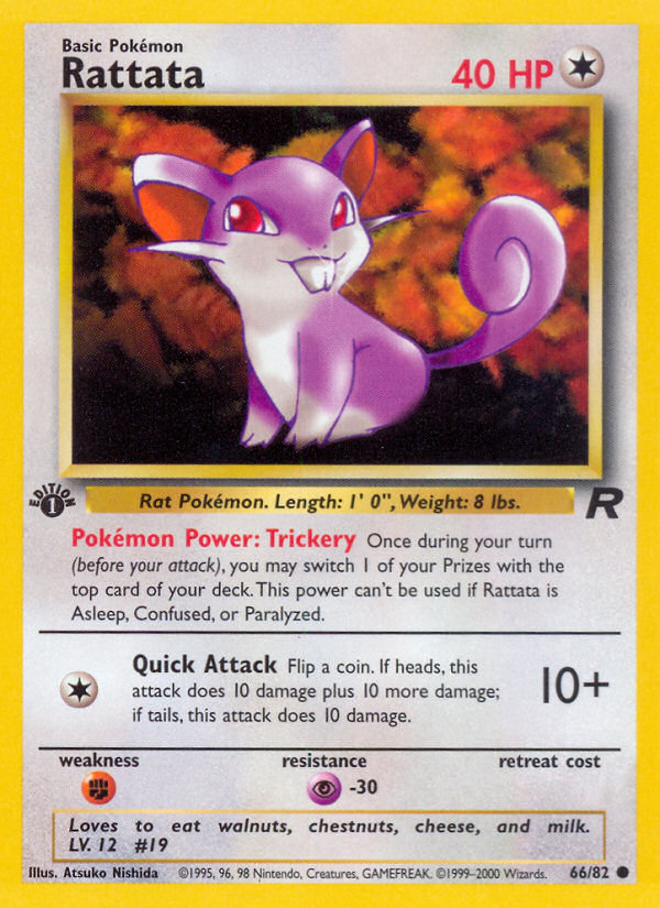 Rattata (66/82) [Team Rocket 1st Edition] | Gamers Paradise