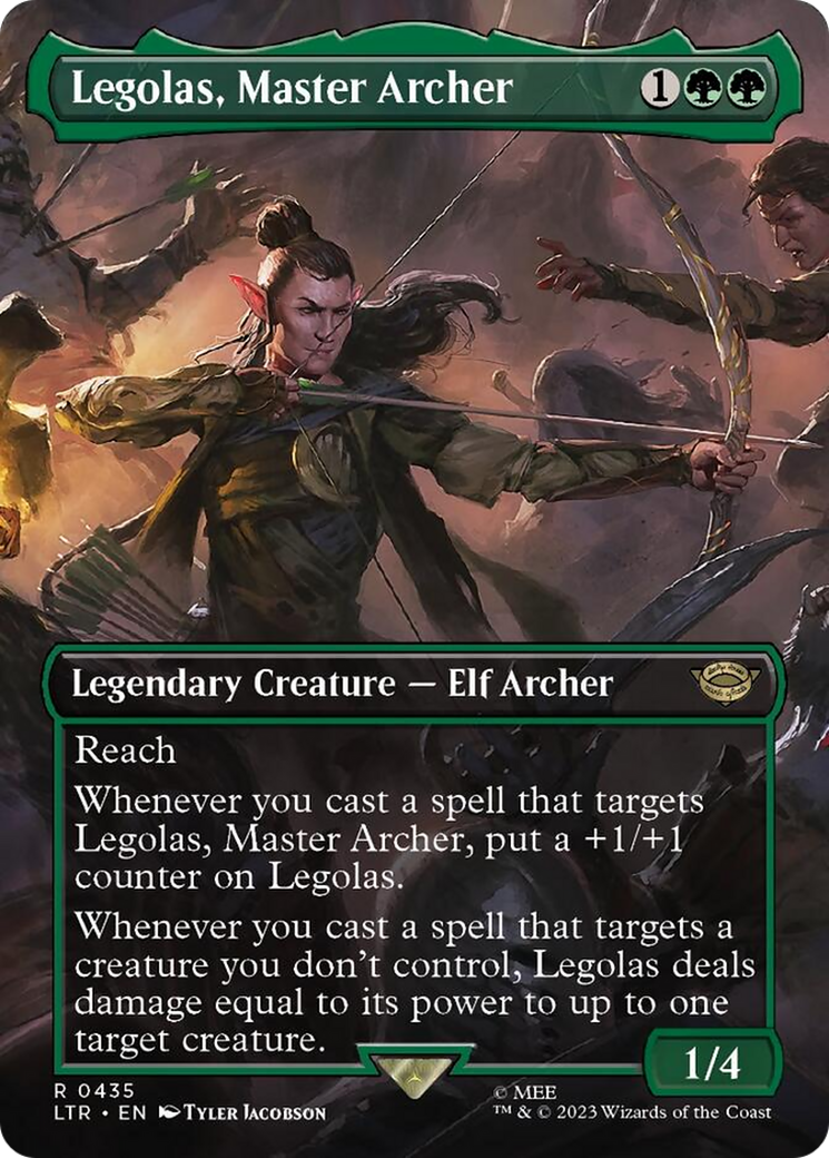 Legolas, Master Archer (Borderless Alternate Art) [The Lord of the Rings: Tales of Middle-Earth] | Gamers Paradise