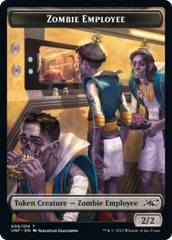 Zombie Employee // Balloon Double-Sided Token [Unfinity Tokens] | Gamers Paradise