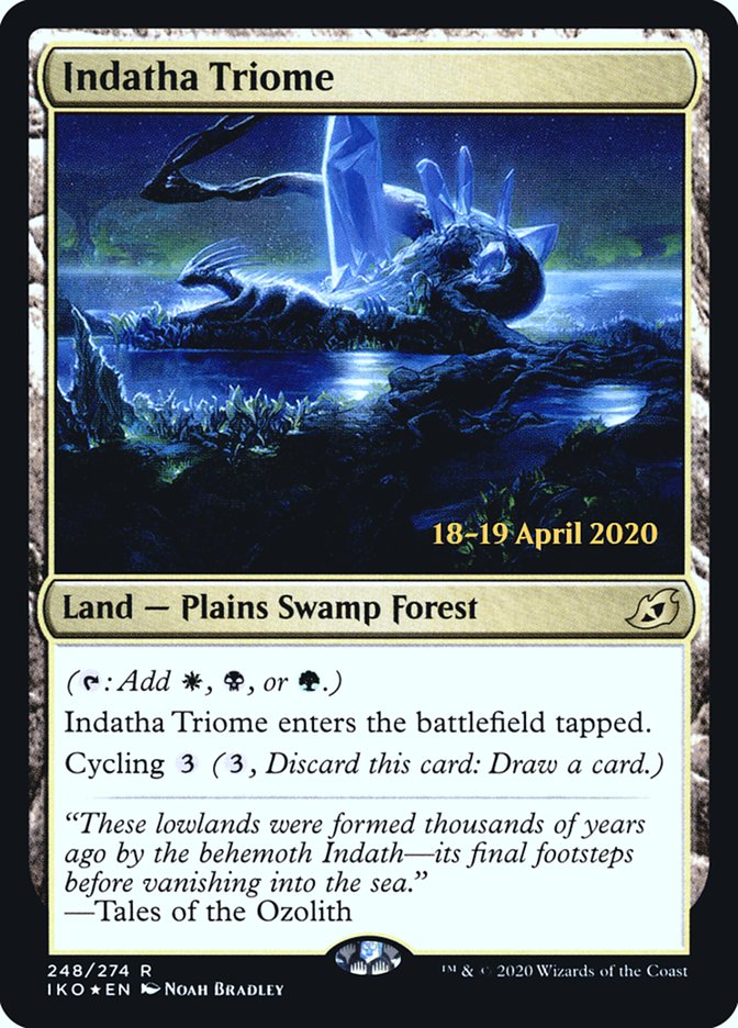 Indatha Triome [Ikoria: Lair of Behemoths Prerelease Promos] | Gamers Paradise