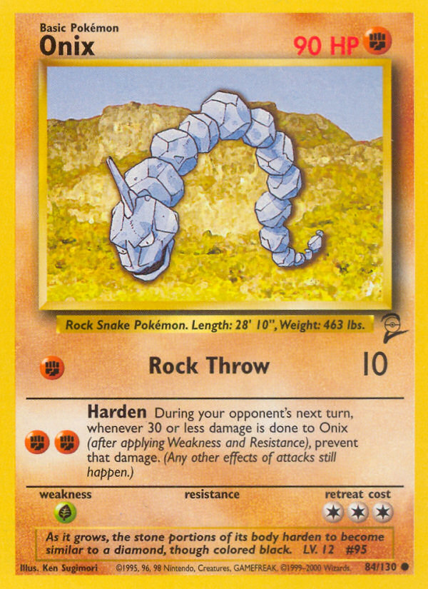 Onix (84/130) [Base Set 2] | Gamers Paradise