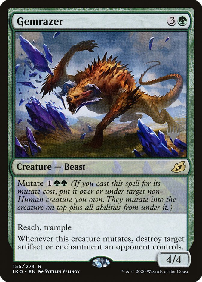 Gemrazer (Promo Pack) [Ikoria: Lair of Behemoths Promos] | Gamers Paradise