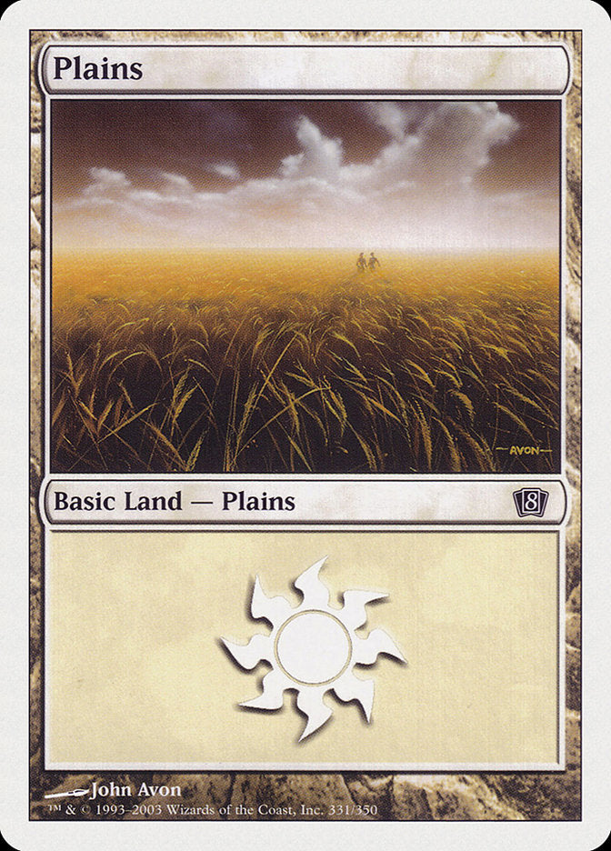 Plains (331) [Eighth Edition] | Gamers Paradise