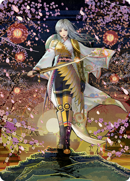The Wandering Emperor 2 Art Card [Kamigawa: Neon Dynasty Art Series] | Gamers Paradise