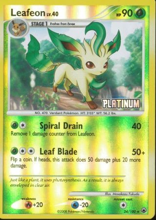 Leafeon (24/100) [Burger King Promos: 2009 Collection] | Gamers Paradise