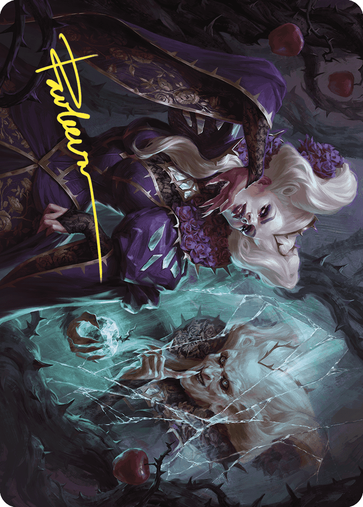 Conceited Witch Art Card (Gold-Stamped Signature) [Wilds of Eldraine Art Series] | Gamers Paradise
