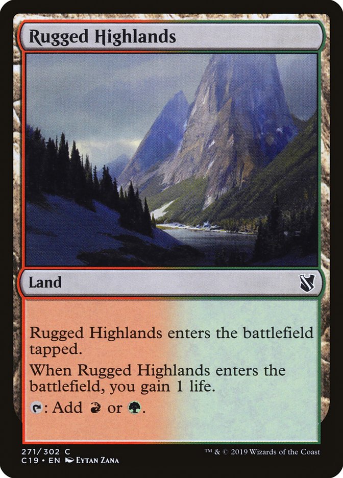 Rugged Highlands [Commander 2019] | Gamers Paradise
