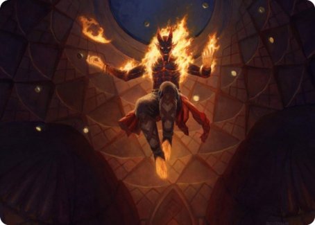 Yusri, Fortune's Flame Art Card [Modern Horizons 2 Art Series] | Gamers Paradise