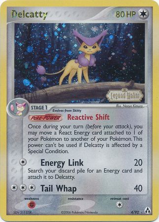 Delcatty (4/92) (Stamped) [EX: Legend Maker] | Gamers Paradise