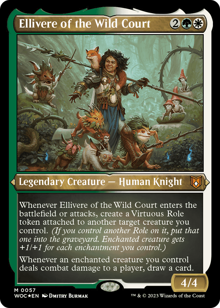 Ellivere of the Wild Court (Display Commander) [Wilds of Eldraine Commander] | Gamers Paradise