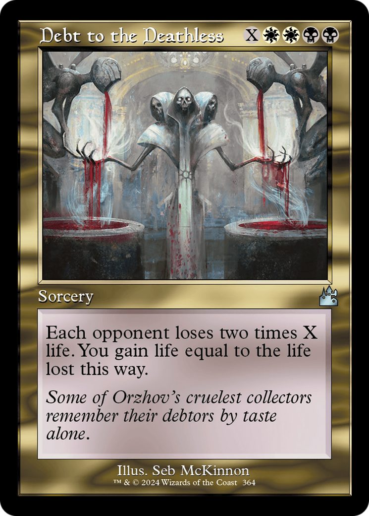 Debt to the Deathless (Retro Frame) [Ravnica Remastered] | Gamers Paradise