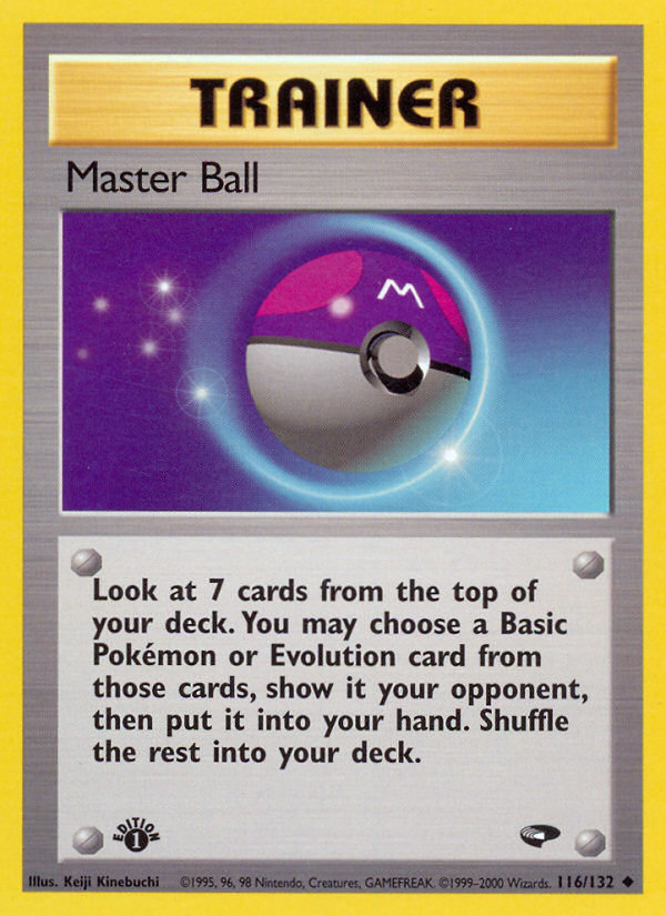 Master Ball (116/132) [Gym Challenge 1st Edition] | Gamers Paradise