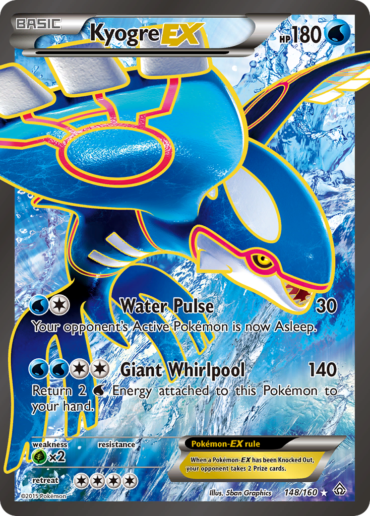 Kyogre EX (148/160) [XY: Primal Clash] | Gamers Paradise