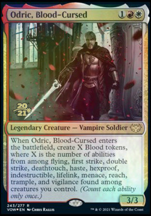 Odric, Blood-Cursed [Innistrad: Crimson Vow Prerelease Promos] | Gamers Paradise