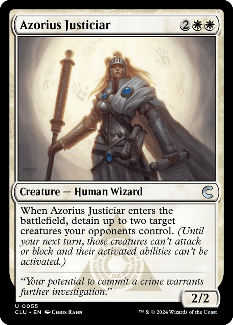 Azorius Justiciar [Ravnica: Clue Edition] | Gamers Paradise