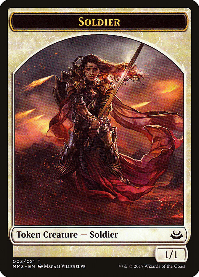 Soldier Token (003/021) [Modern Masters 2017 Tokens] | Gamers Paradise