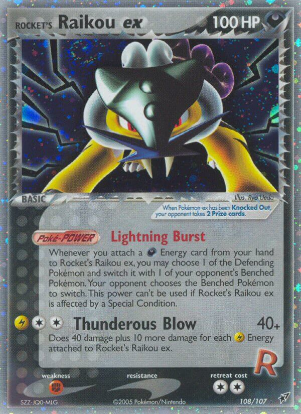 Rocket's Raikou ex (108/107) [EX: Deoxys] | Gamers Paradise