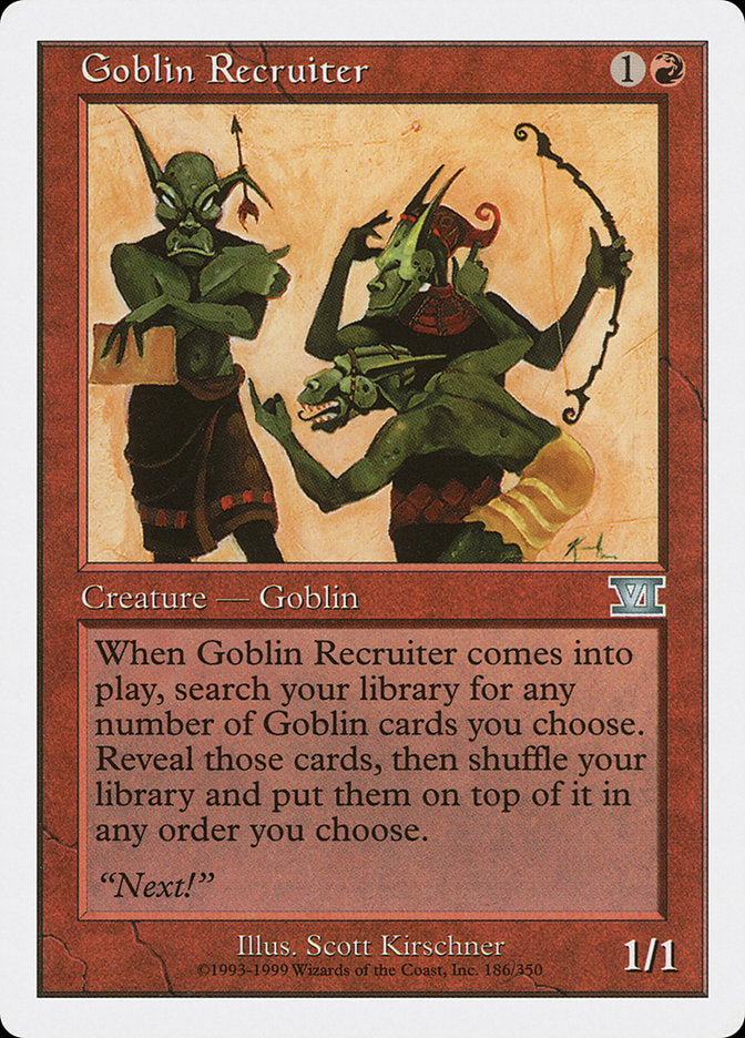 Goblin Recruiter [Classic Sixth Edition] | Gamers Paradise