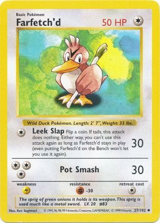 Farfetch'd (27/102) [Base Set Shadowless Unlimited] | Gamers Paradise