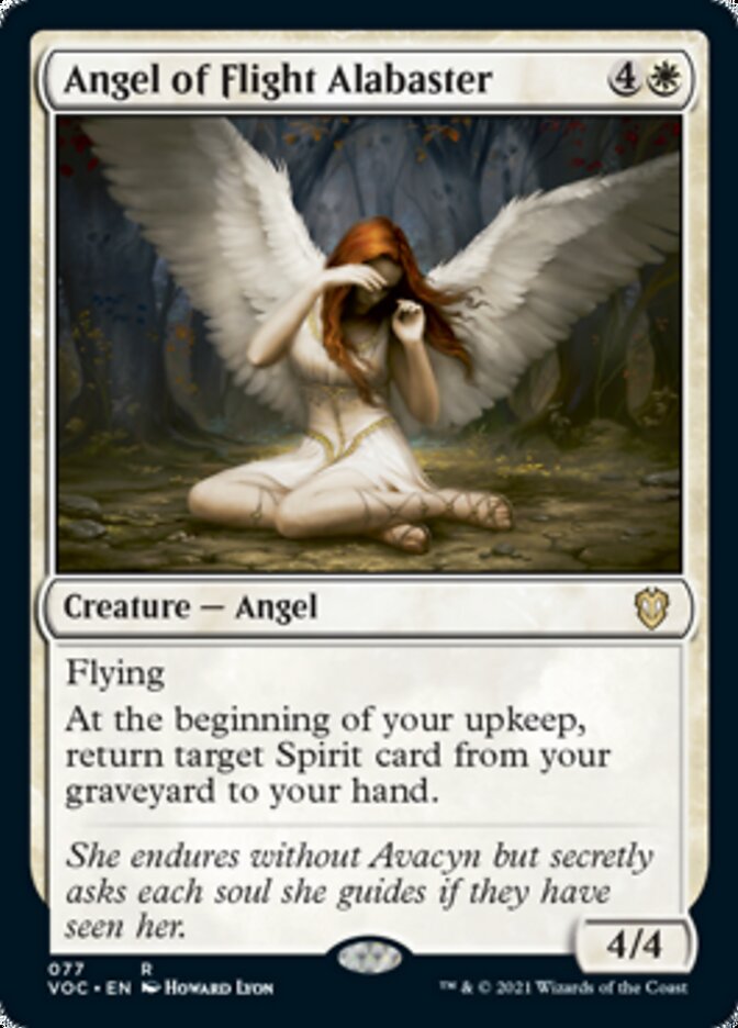 Angel of Flight Alabaster [Innistrad: Crimson Vow Commander] | Gamers Paradise