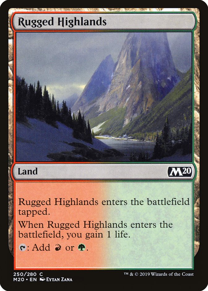 Rugged Highlands [Core Set 2020] | Gamers Paradise