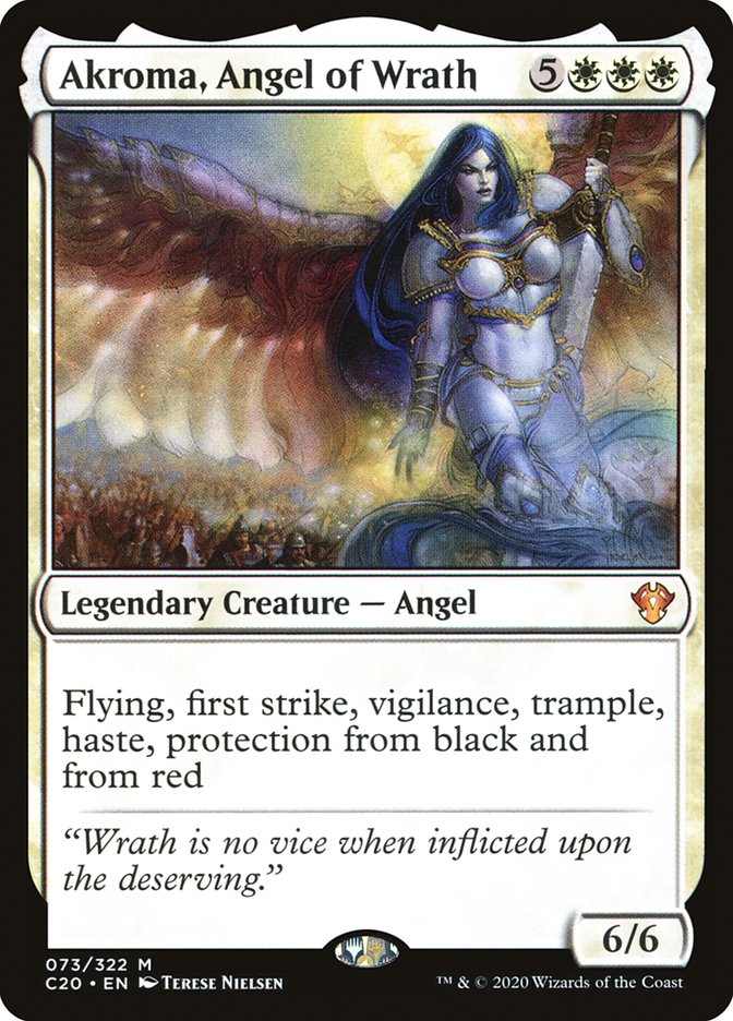Akroma, Angel of Wrath [Commander 2020] | Gamers Paradise