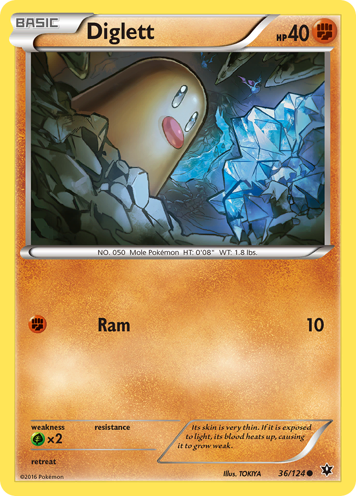 Diglett (36/124) [XY: Fates Collide] | Gamers Paradise