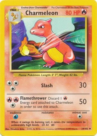 Charmeleon (24/102) [Base Set Unlimited] | Gamers Paradise