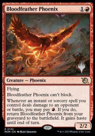 Bloodfeather Phoenix (Promo Pack) [March of the Machine Promos] | Gamers Paradise