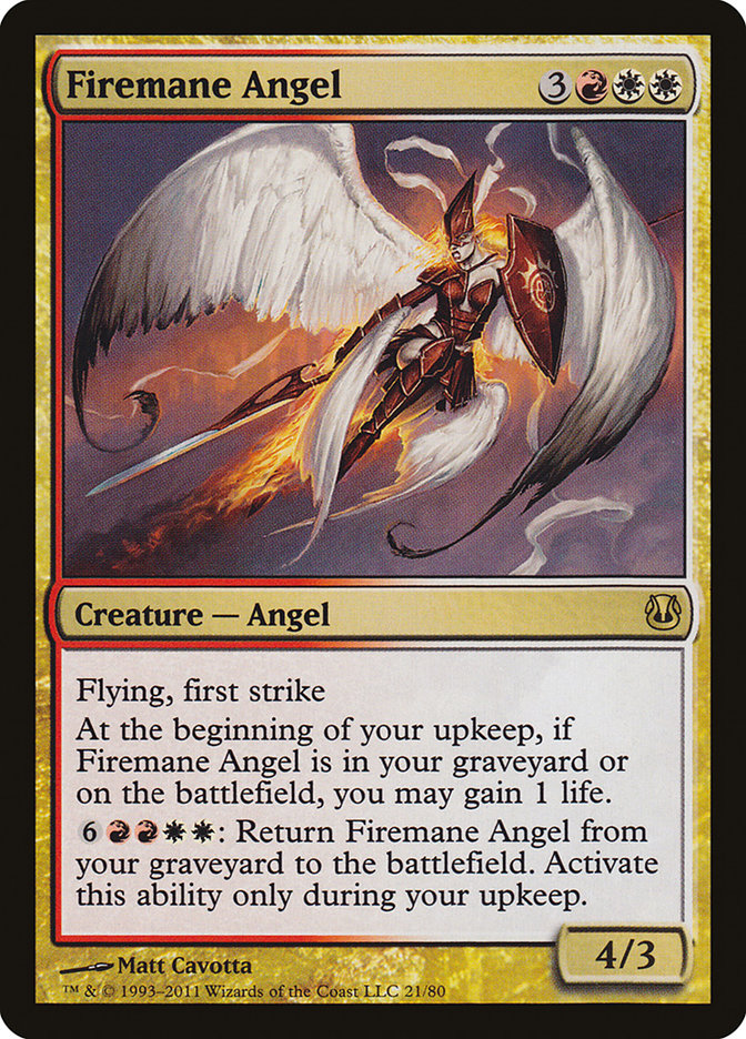 Firemane Angel [Duel Decks: Ajani vs. Nicol Bolas] | Gamers Paradise