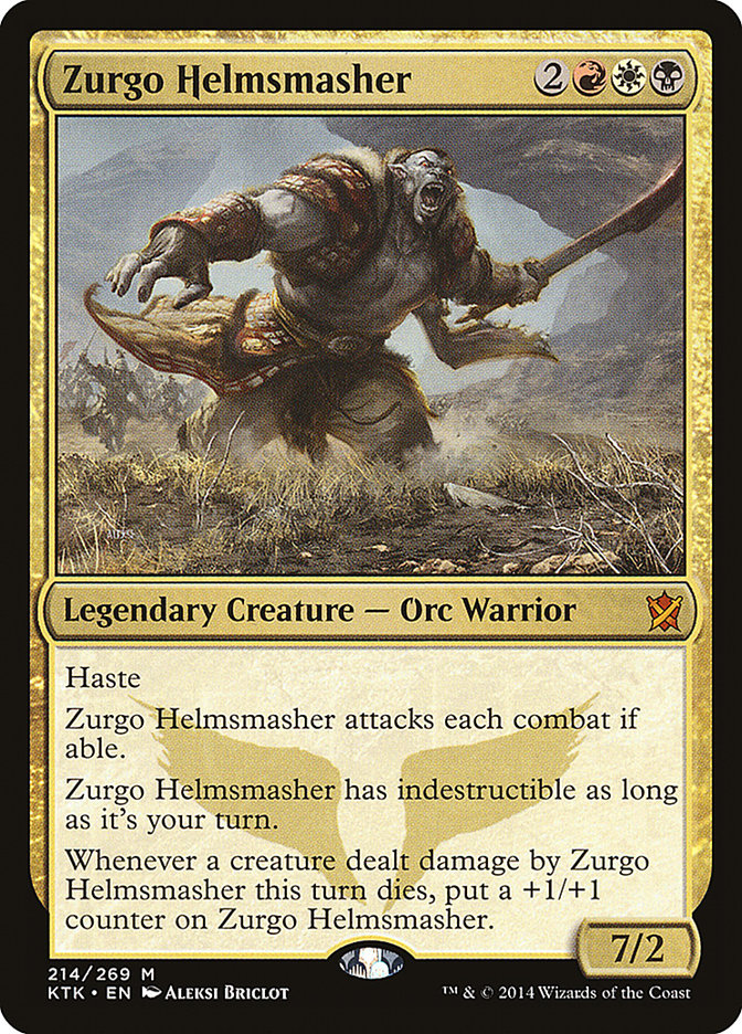Zurgo Helmsmasher [Khans of Tarkir] | Gamers Paradise