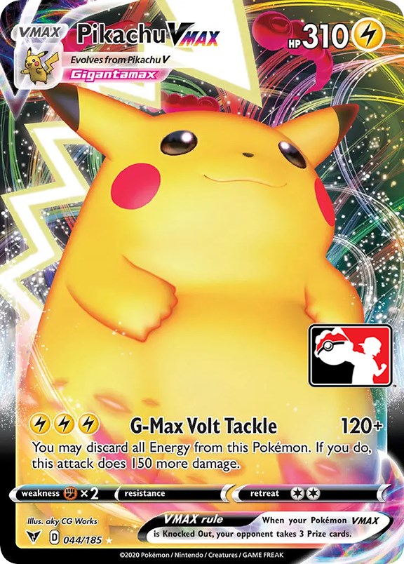 Pikachu VMAX (044/185) [Prize Pack Series One] | Gamers Paradise