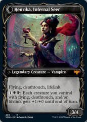 Henrika Domnathi // Henrika, Infernal Seer (Showcase Fang Frame) [Innistrad: Crimson Vow] | Gamers Paradise