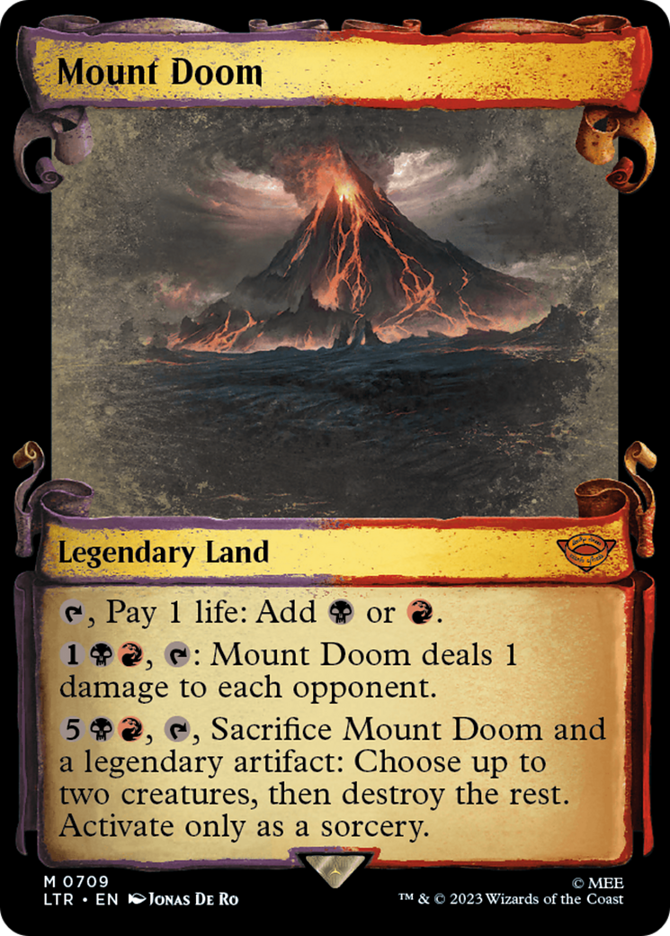 Mount Doom [The Lord of the Rings: Tales of Middle-Earth Showcase Scrolls] | Gamers Paradise