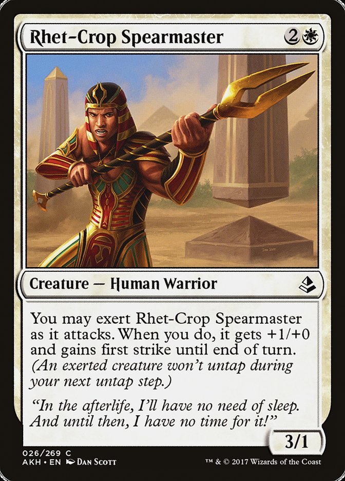 Rhet-Crop Spearmaster [Amonkhet] | Gamers Paradise