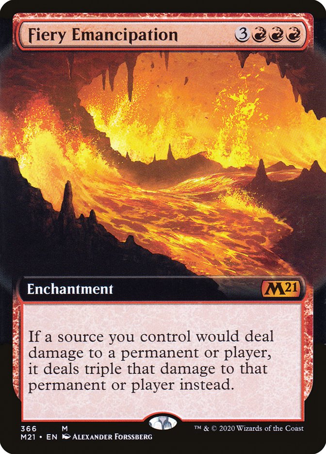 Fiery Emancipation (Extended Art) [Core Set 2021] | Gamers Paradise