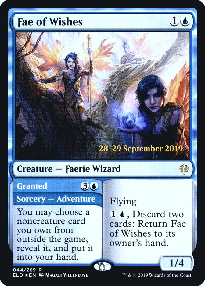 Fae of Wishes // Granted [Throne of Eldraine Prerelease Promos] | Gamers Paradise