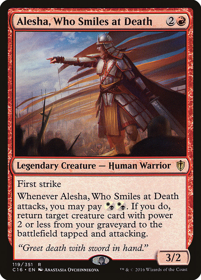 Alesha, Who Smiles at Death [Commander 2016] | Gamers Paradise