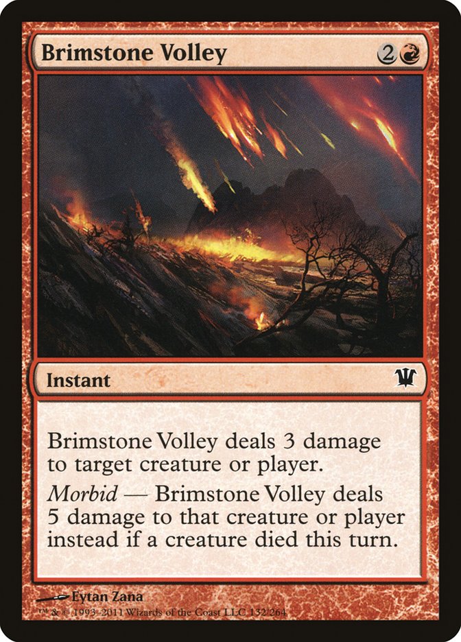 Brimstone Volley [Innistrad] | Gamers Paradise