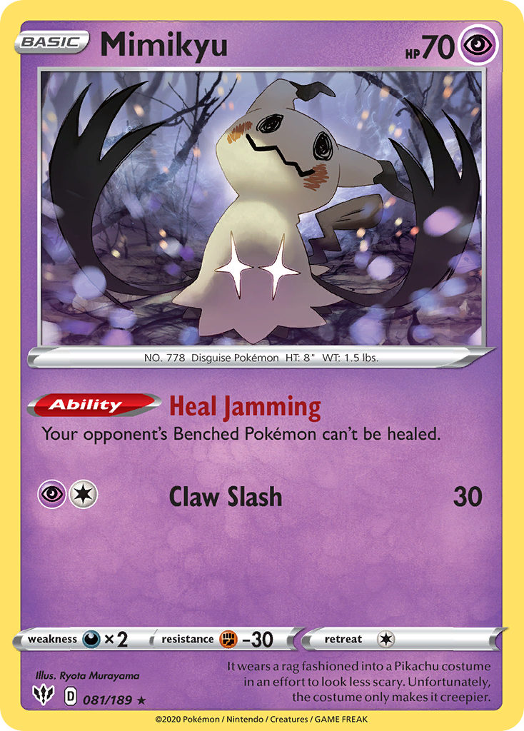 Mimikyu (081/189) [Sword & Shield: Darkness Ablaze] | Gamers Paradise