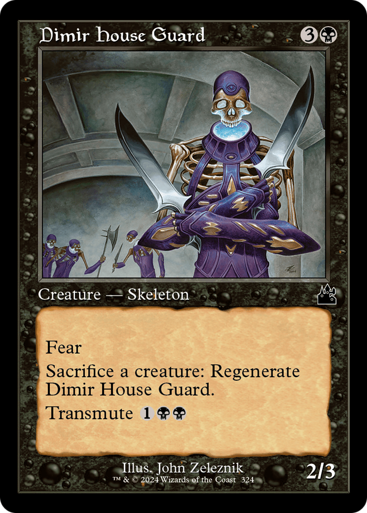 Dimir House Guard (Retro Frame) [Ravnica Remastered] | Gamers Paradise