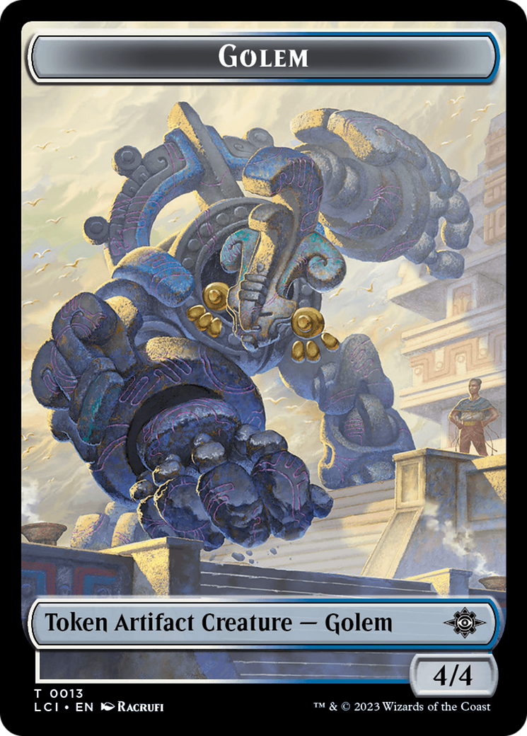 Treasure (0002) // Golem Double-Sided Token [Jurassic World Collection Tokens] | Gamers Paradise